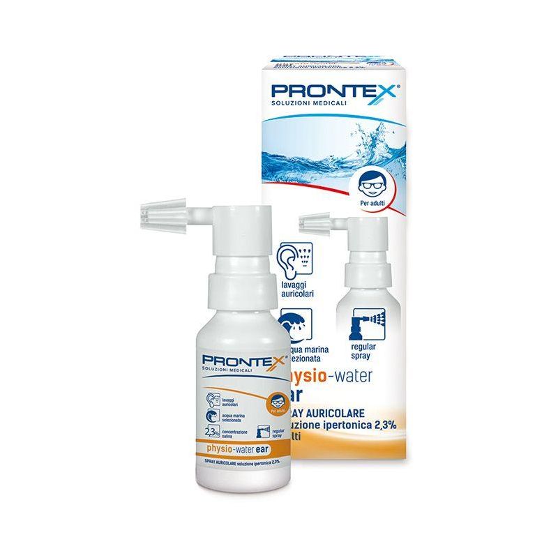 Prontex Physio-Water Soluzione Ipertonica per Orecchie 2,3% - Spray Adulti 50ml