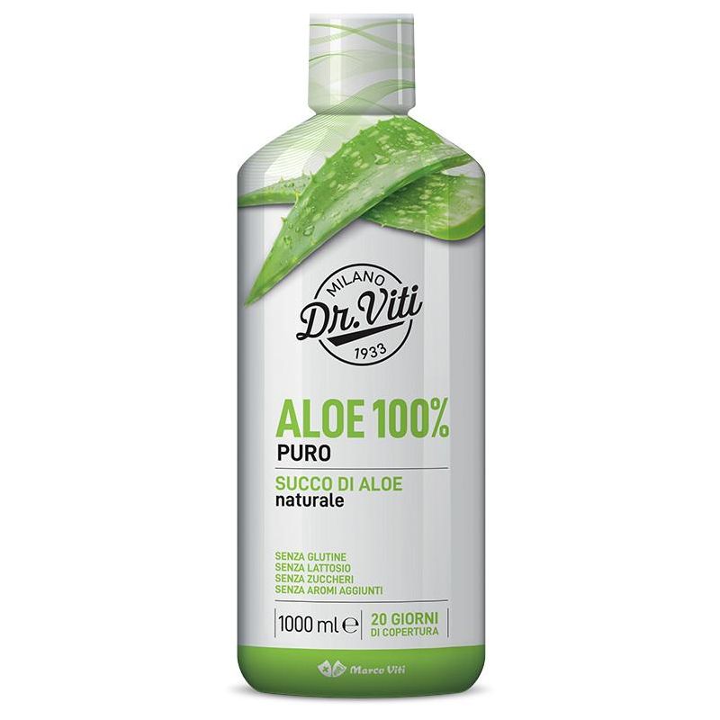 100% Puro Succo di Aloe Naturale - 1000ml