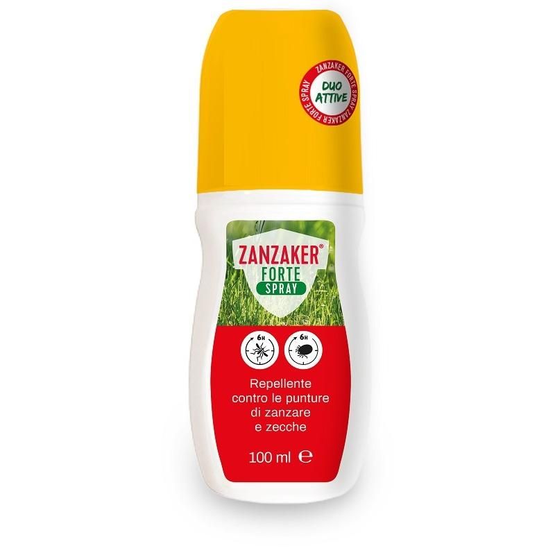 Zanzaker Forte - Spray Repellente Potente contro Zanzare e Zecche, 100ml