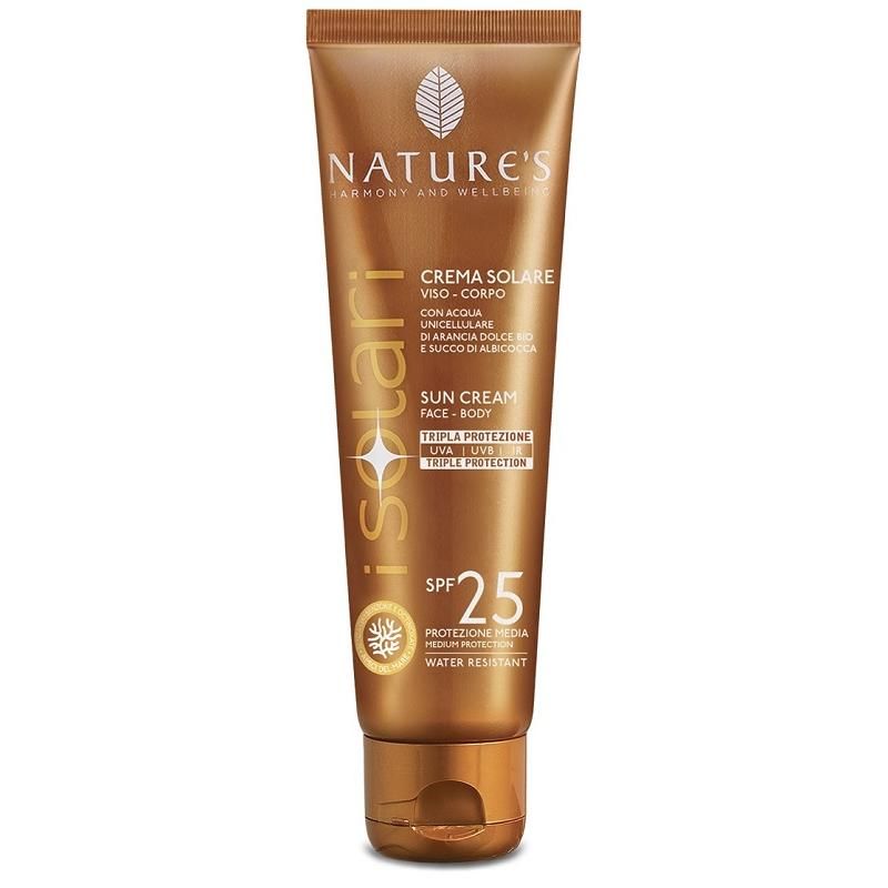 Crema Viso e Corpo SPF 25 Nature's Solari, 75ml