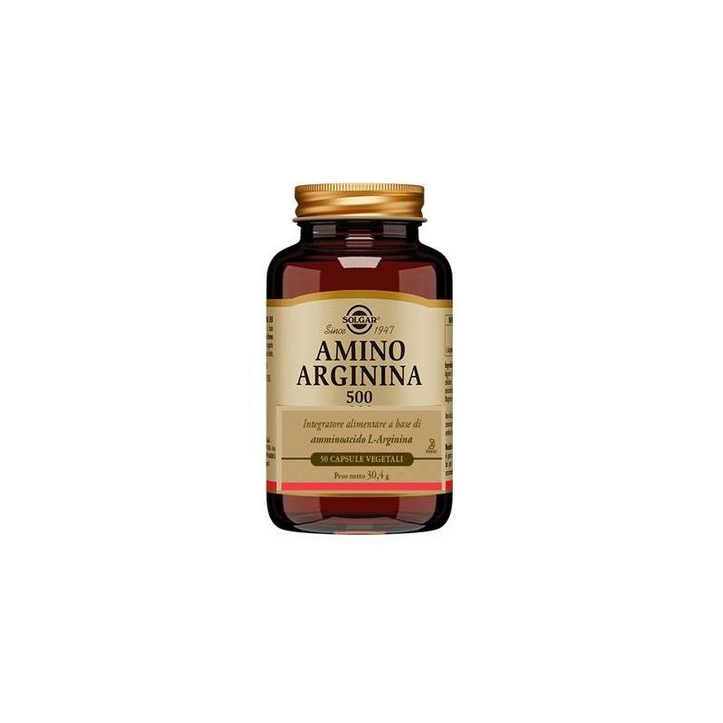 Solgar Arginina Amino 500 - 50 Capsule Vegetali