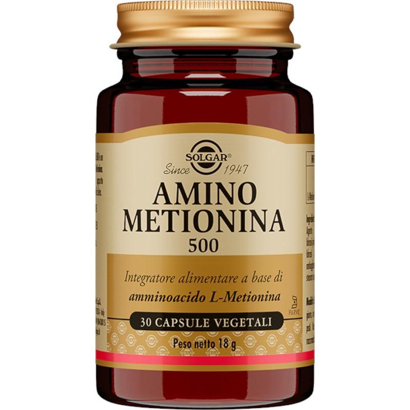 Solgar Metionina 500mg - 30 Capsule Vegetali di Aminoacidi
