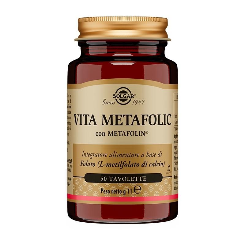 Solgar Vita Metafolic - Integratore Alimentare con 50 Tavolette