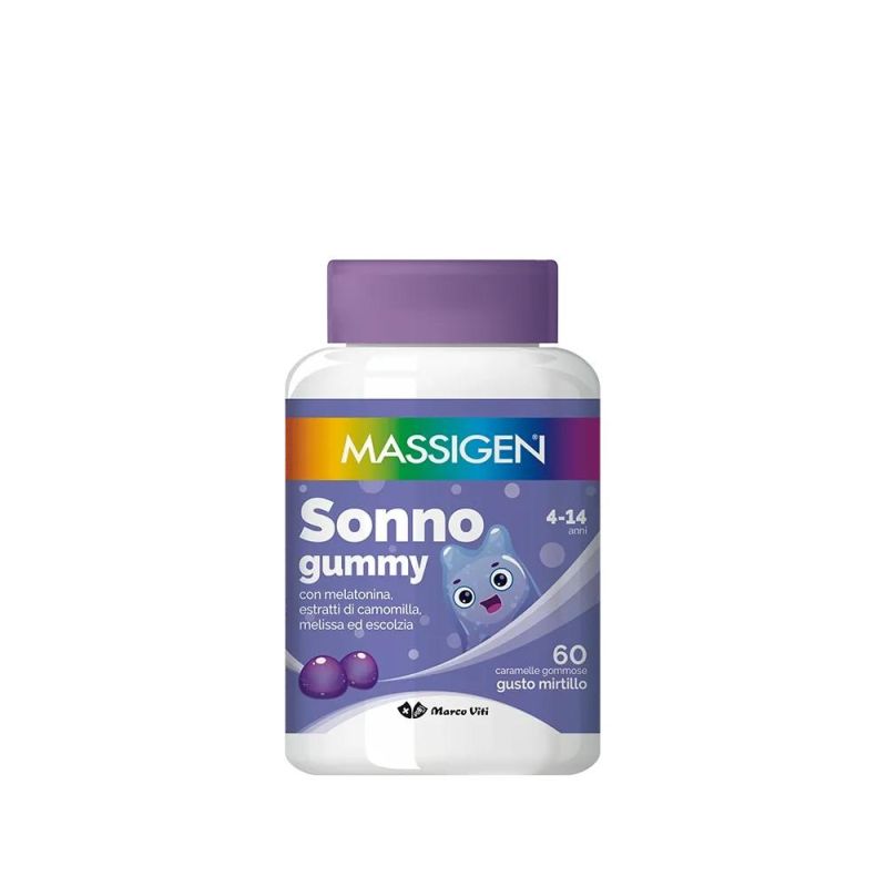 Massigen Gummy Sonno - 60 Caramelle Gommose