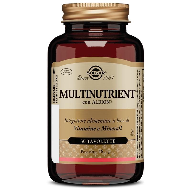 Solgar Multinutrient - Integratore Completo da 30 Tavolette