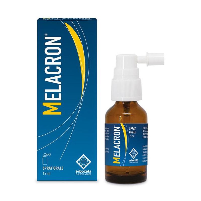 Erbozeta Melacron Spray Orale per il Benessere della Bocca, 15ml