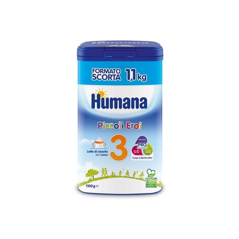 Humana 3 Piccoli Eroi Latte in Polvere per Bambini 1100g