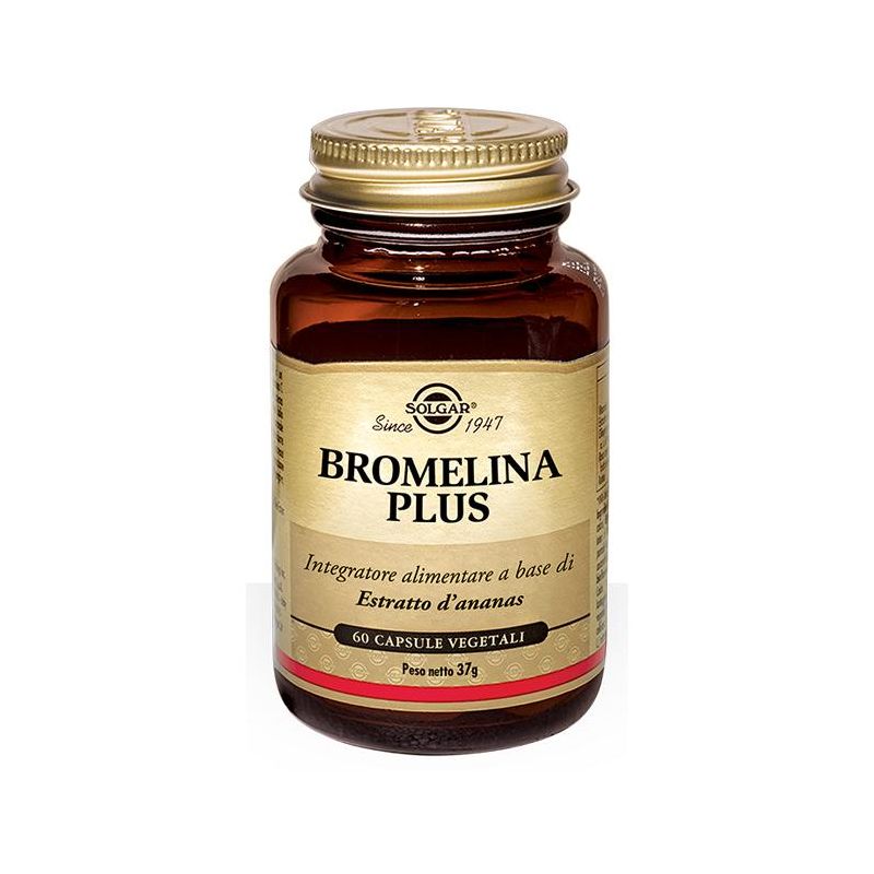 Bromelina Plus - Supplemento Digestivo in Capsule, 60 Pezzi
