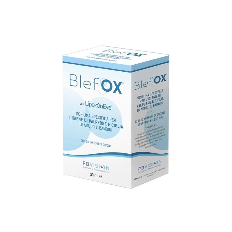 BlefOX Schiuma Igienizzante per Palpebre e Ciglia 50ml
