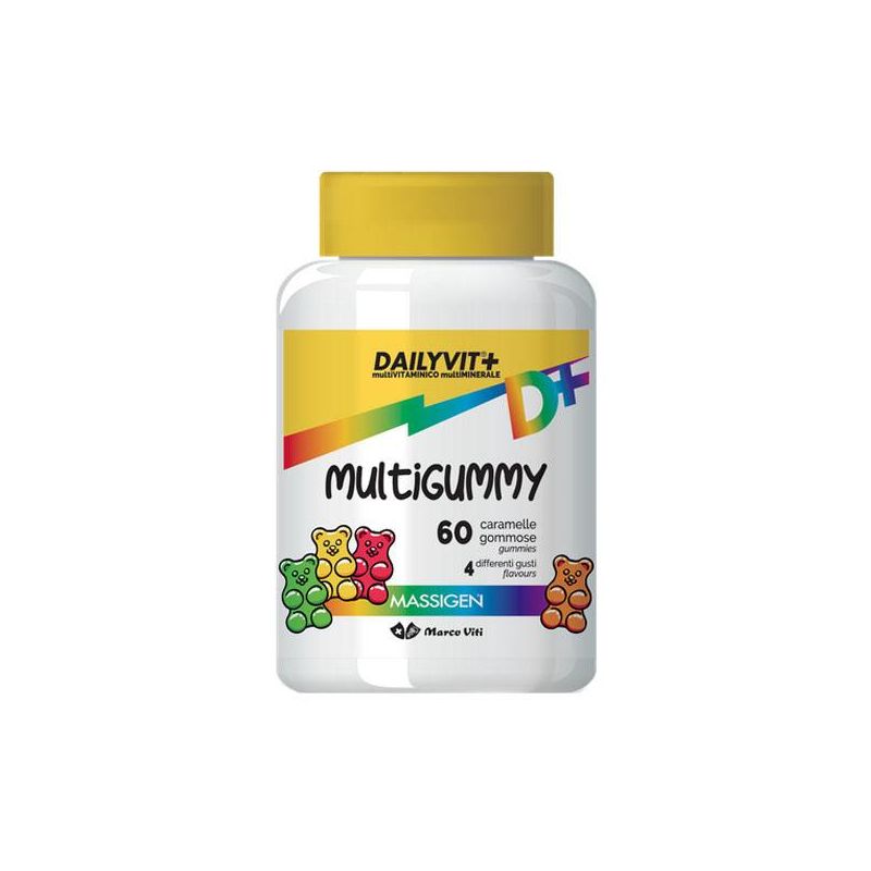 Multigummy DailyVit - Caramelle Gommose Multivitaminiche 60 Pezzi