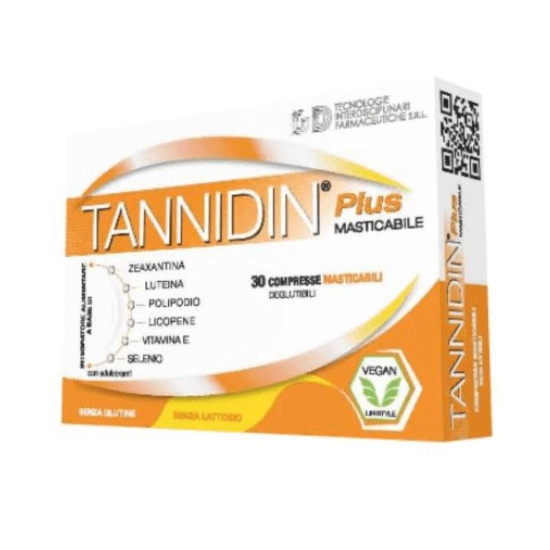 Tannidin Plus Compresse Masticabili - Confezione da 30 Pezzi