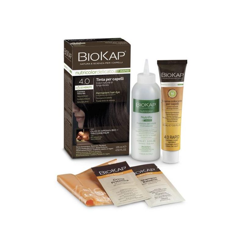 Biokap Nutricolor Delicato Rapid Biondo Scuro Dorato 6.3 - Tinta per Capelli Nutriente 135ml