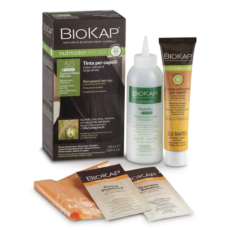 Biokap Nutricolor Delicate Rapid 7.1 Swedish Blonde, 135ml