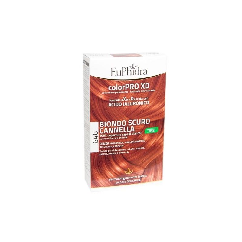Euphidra Colorpro XD Tinta Capelli - Tonalit 646 Biondo Scuro Cannella
