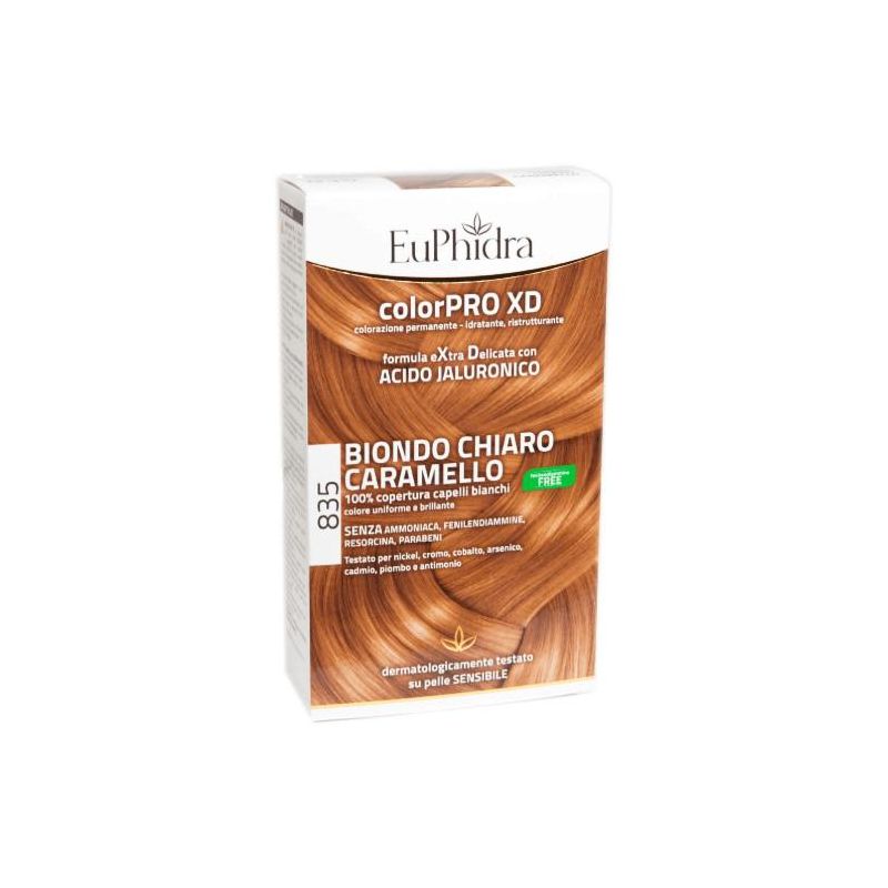 Euphidra Colorpro XD Tonalit 835 - Biondo Chiaro con Riflessi Caramello Avana