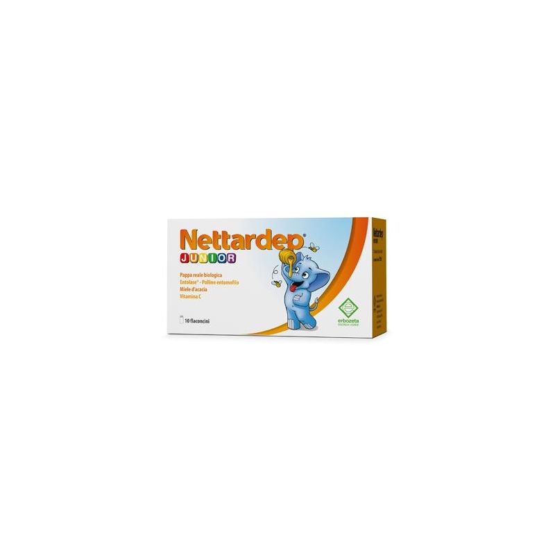 Nettardep Junior - Integratore per Bambini, 10 Fiale da 15ml