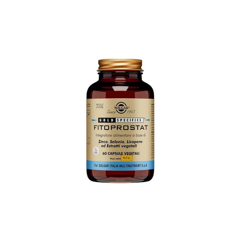 Solgar Fitoprostat - Supporto Naturale alla Prostata, 60 Capsule
