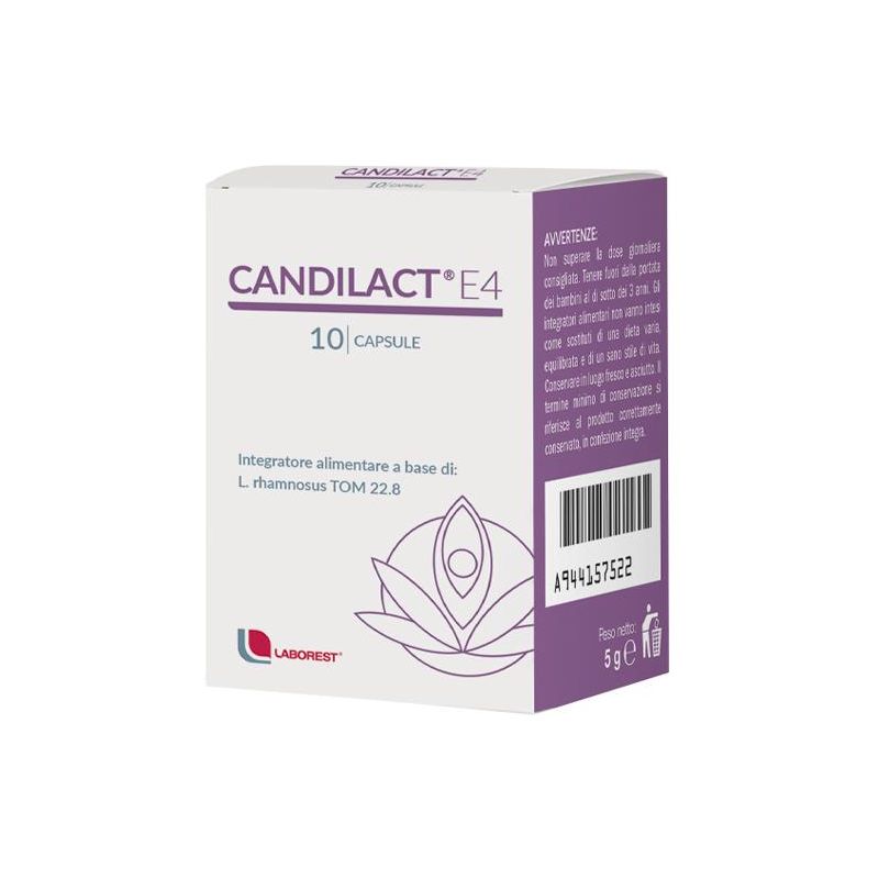 Candilact E4 Integratore Probiotico, 10 Capsule