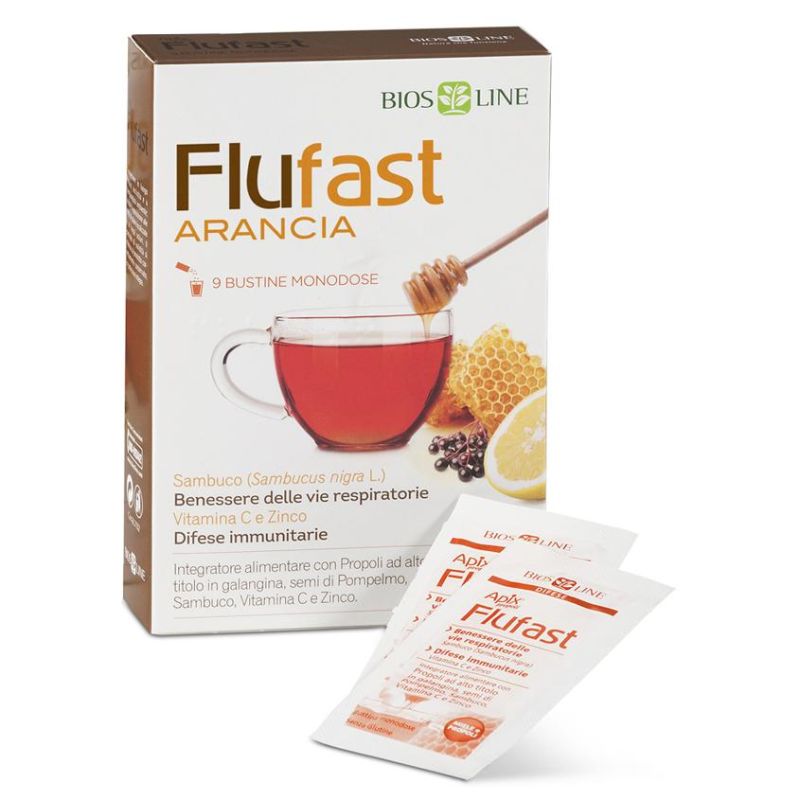 Flufast Apix Respiro Sapore Arancia - 9 Buste