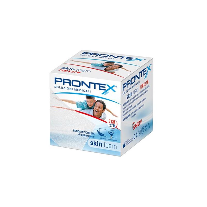 Prontex - Benda per la Pelle in Schiuma di Poliuretano, 27m x 7cm