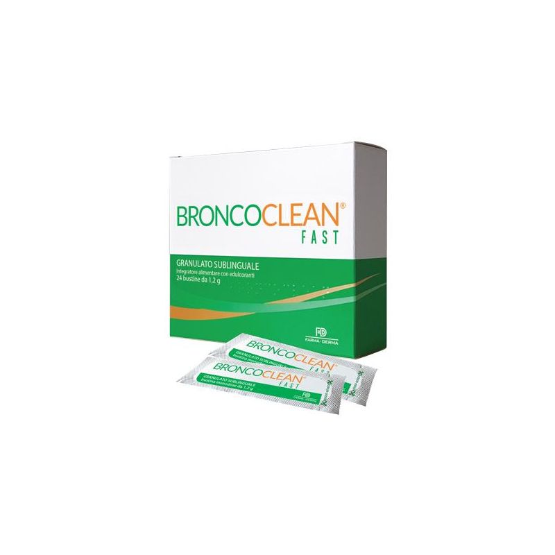 BroncoClean Veloci 24 Bustine per Sollievo Bronchiale