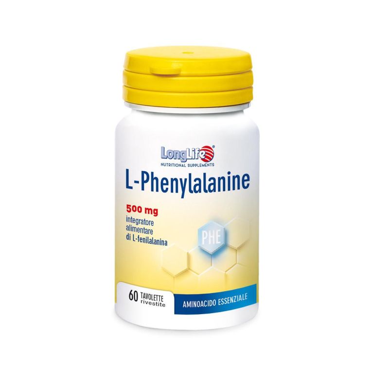 LongLife L-Phenylalanine 500mg - Confezione da 60 Tavolette