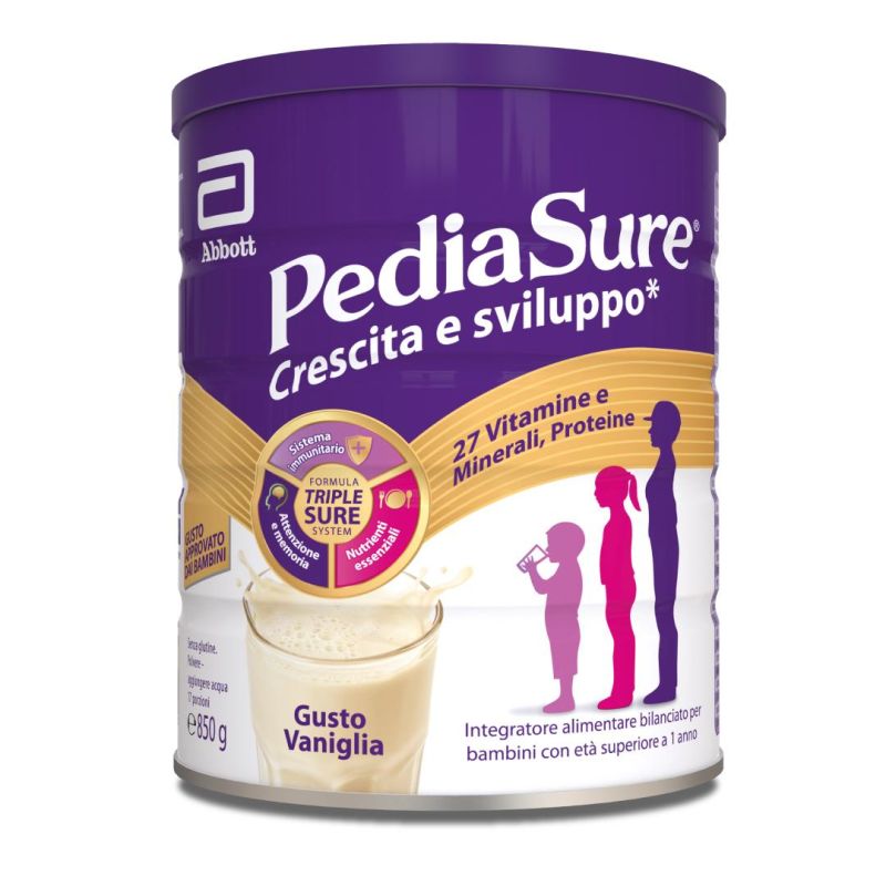 Pediasure Vaniglia Rinforzante per Crescita e Sviluppo - 850g