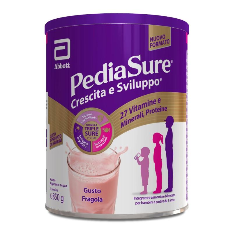 Pediasure Crescita & Sviluppo Sapore Fragola 850g