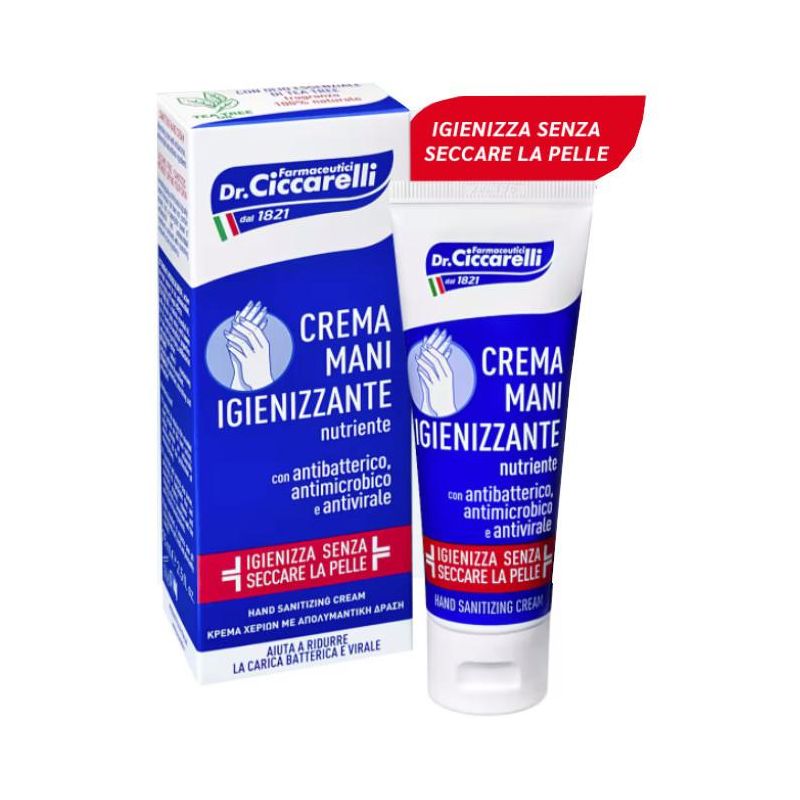 Ciccarelli Crema Igienizzante per Mani, 75ml