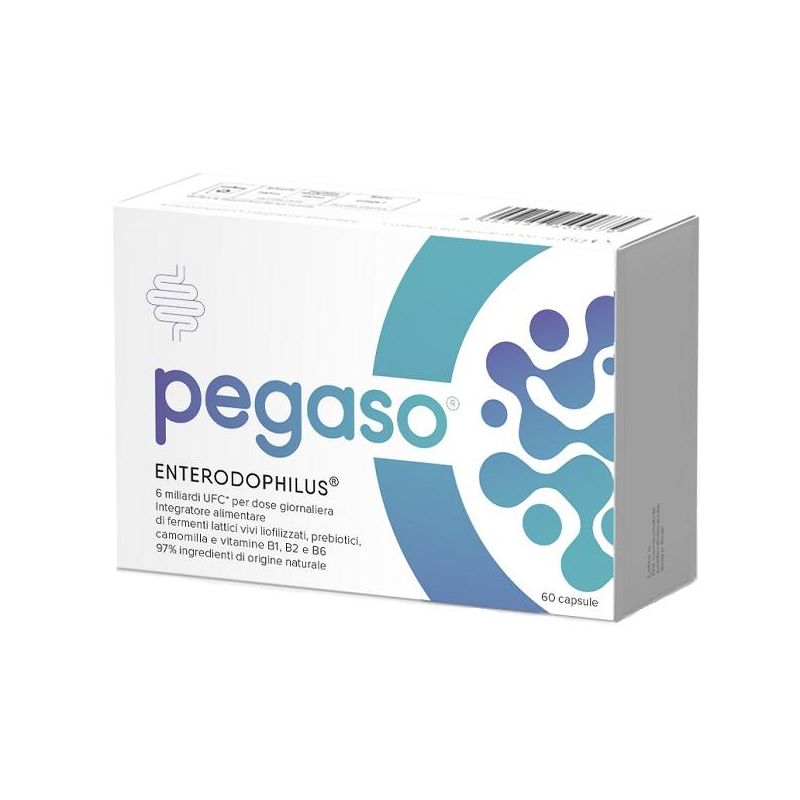 Pegaso Enterodophilus - Integratore per la salute digestiva - 60 capsule