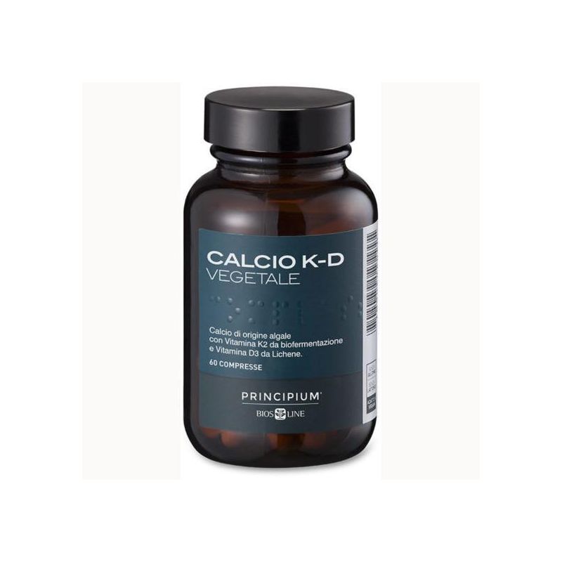 Principium Vegetale Calcio e Vitamina K-D - 60 Compresse