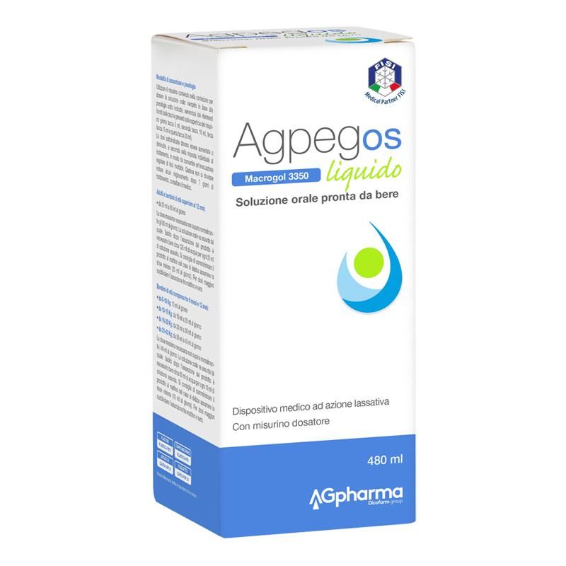 Agpeg Macrogol 3350 Soluzione Liquida - 480ml