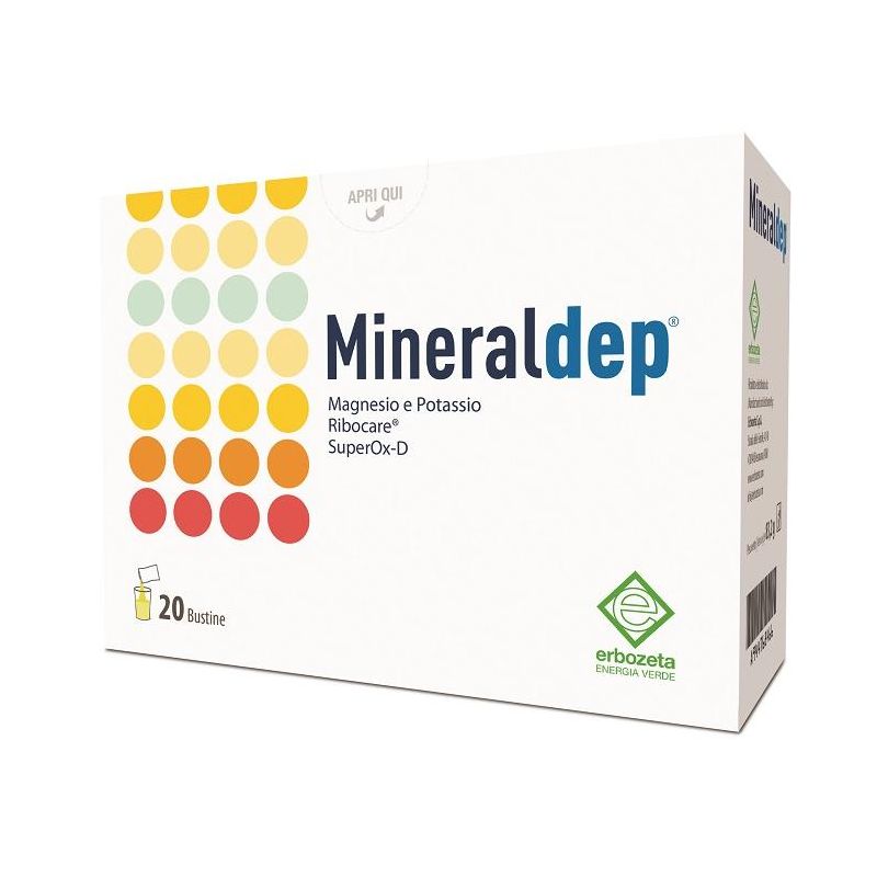 Mineraldep - Integratore di Sali Minerali, 20 Bustine