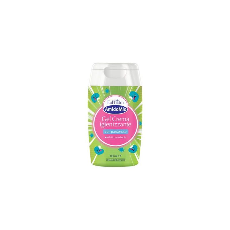 Euphidra Amidomio Gel Crema Igienizzante per Mani, 80ml