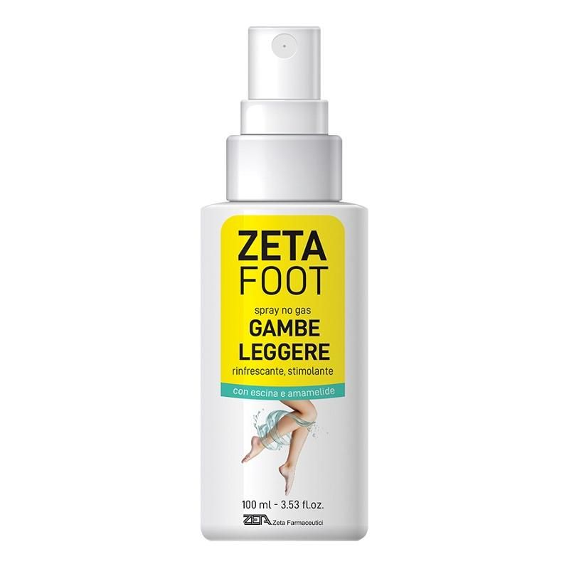 Spray Senza Gas Zeta Foot per Gambe Leggere - 100ml