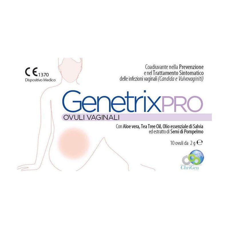 Genetrix Pro: Pacchetto di 10 Ovuli Vaginali