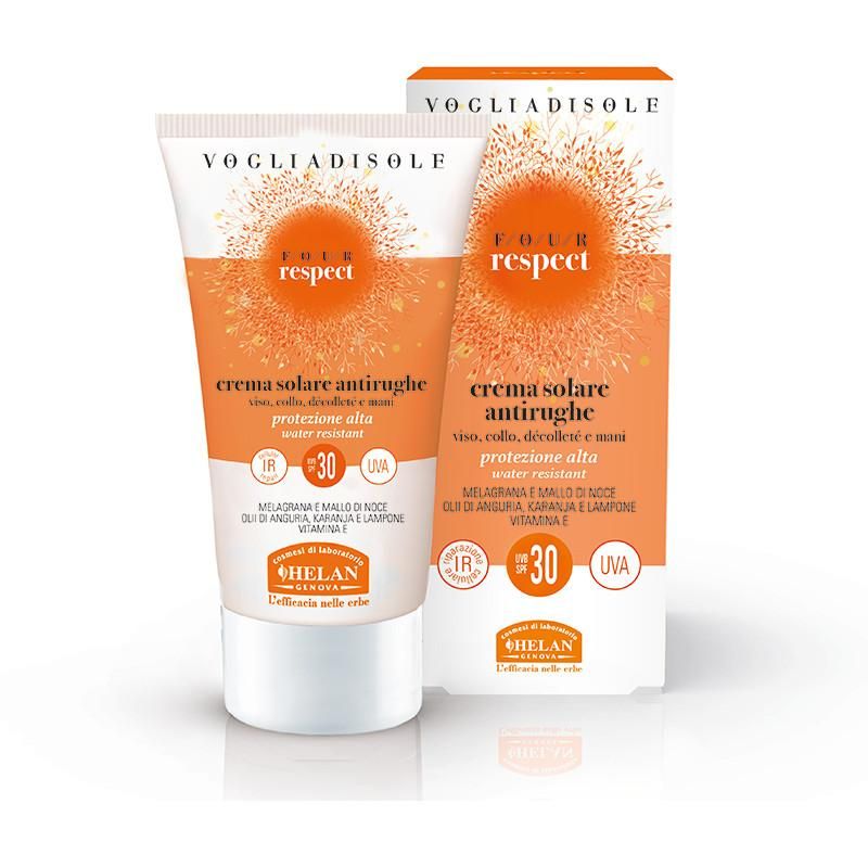 Helan Voglia Di Sole - Crema Solare Anti-Invecchiamento SPF30, 50ml