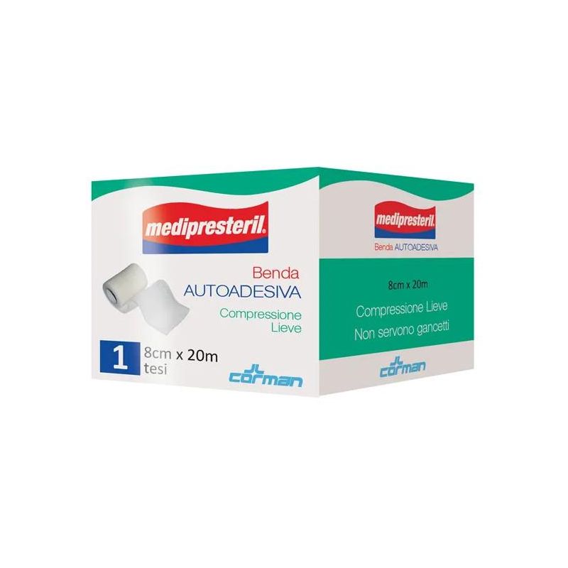 MediPreSteril Benda Autoadesiva Sterile 8cm x 20m