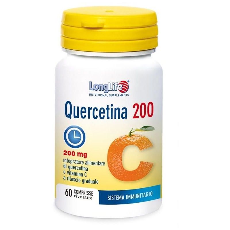 Longlife Quercetina 200 - 60 Compresse per la Longevità