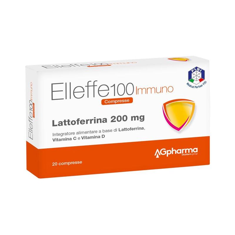 Elleffe 100 Immuno - Potenziatore del Sistema Immunitario - 20 Compresse