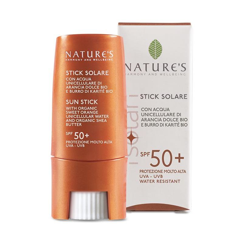 Nature's Solari Stick Solare SPF50+ per Zone Delicate, 9ml