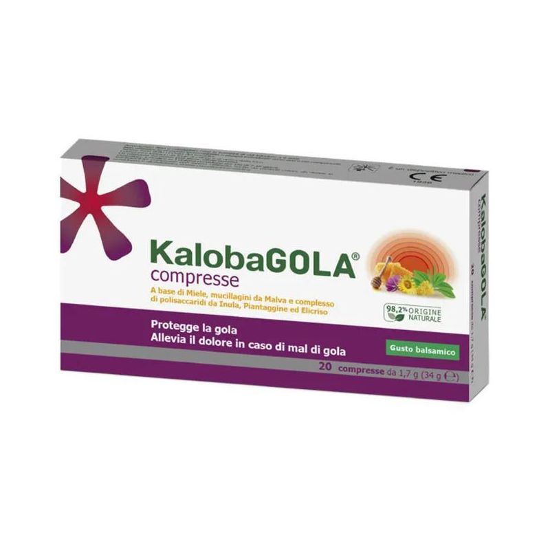 Kalobagola Balsamico - 20 Compresse per Raffreddore e Tosse