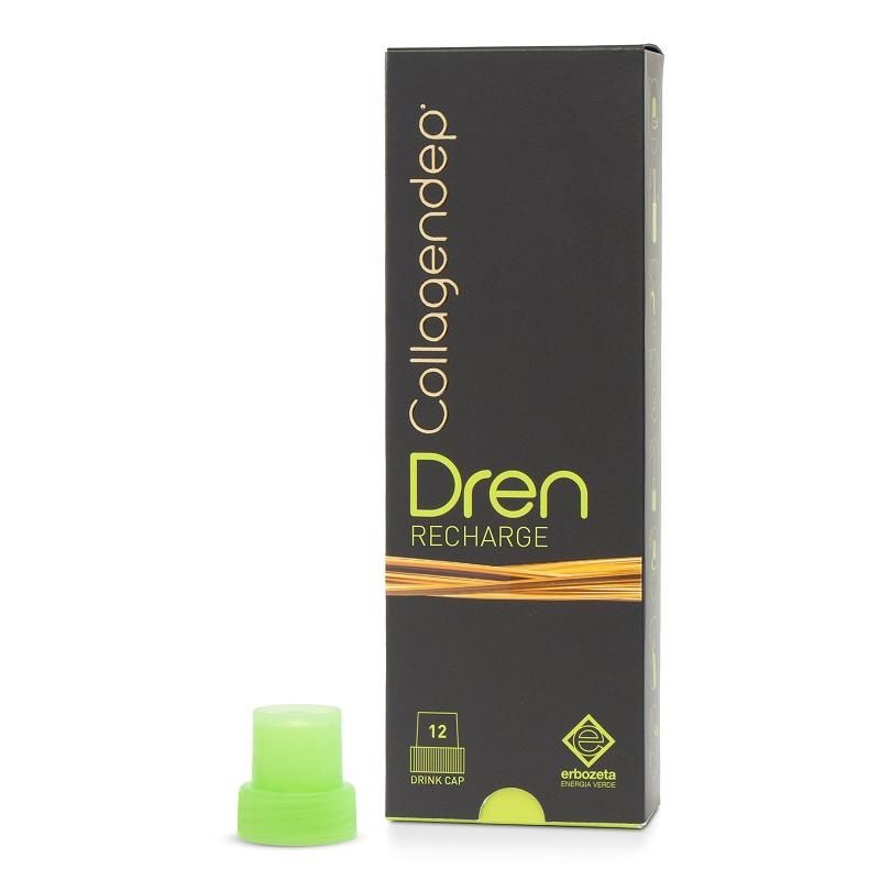 CollagenDep Dren Recharge - Pacco da 12 Bevande Energetiche al Collagene
