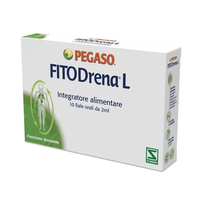 Fitodrena L - Gocce Detoxificanti, 10 Fiale da 2ml