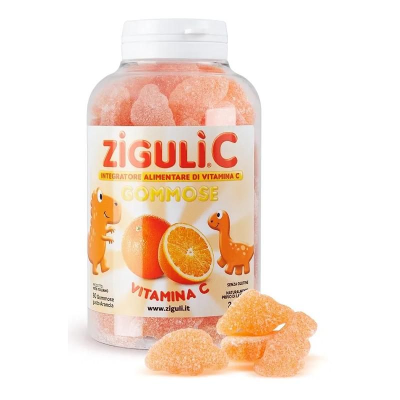 Zigul C Gommose all'Arancia - Confezione da 60 Pezzi