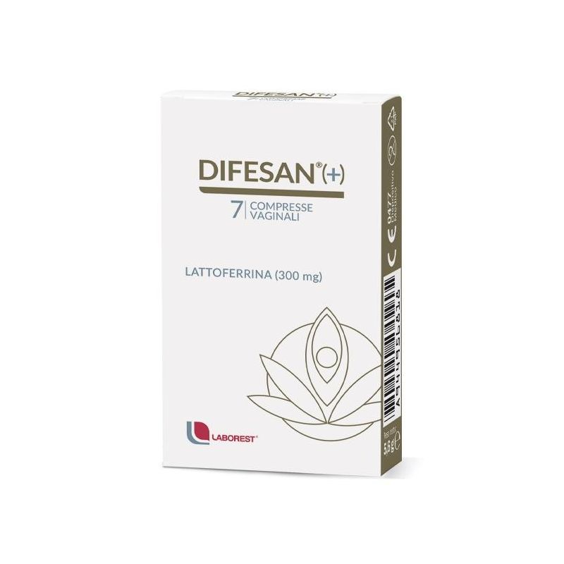 Difesan - Compresse Vaginali Protettive, Confezione da 7 Pezzi
