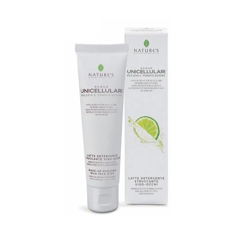 Nature's Latte Detergente Struccante Unicellulare per Viso e Occhi, 150ml