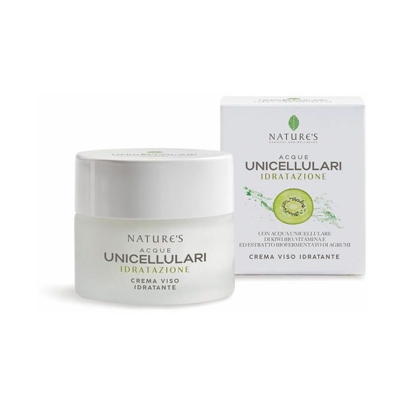 Crema Idratante Viso da Nature's con Acque Unicellulari, 50ml