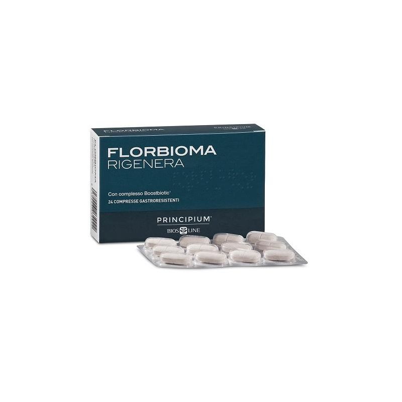 Principium Florbioma Rigenera - Integratore Rigenerante, 24 Compresse