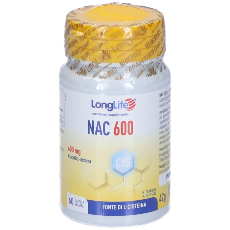 Longlife Nac 600mg 60 Capsule